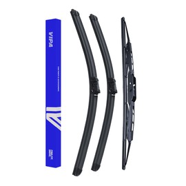 Premium Vipa Wiper Blade Set | fits: FORD TRANSIT CUSTOM MPV (Apr 2012 Onwards) | All-Weather Performance | Durable, Streak-Free Windshield Wipers | Easy Installation