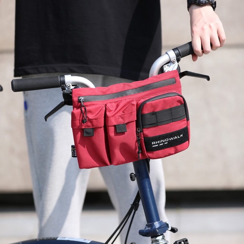Rhinowalk Front Bag, Bicycle Bag, Handlebar Bag, Multi-functional Bag, Bike