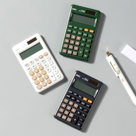 Delhi Deli Portable Mini Calculator White / 델리 휴대용 미니 계산기 화이트