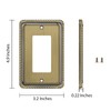 Henne Bery Rope Edge Decorative Wall Plate Switch Plate Outlet