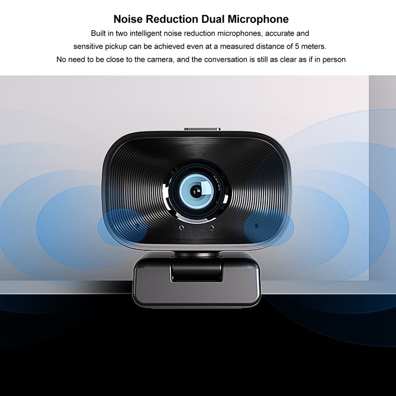 3 in 1 Webcam USB Camera Speaker Microphone Combo 1080P