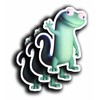 Lizard Lizard Lizard Meme Sticker/Vinyl Decal – Funny Gecko Style