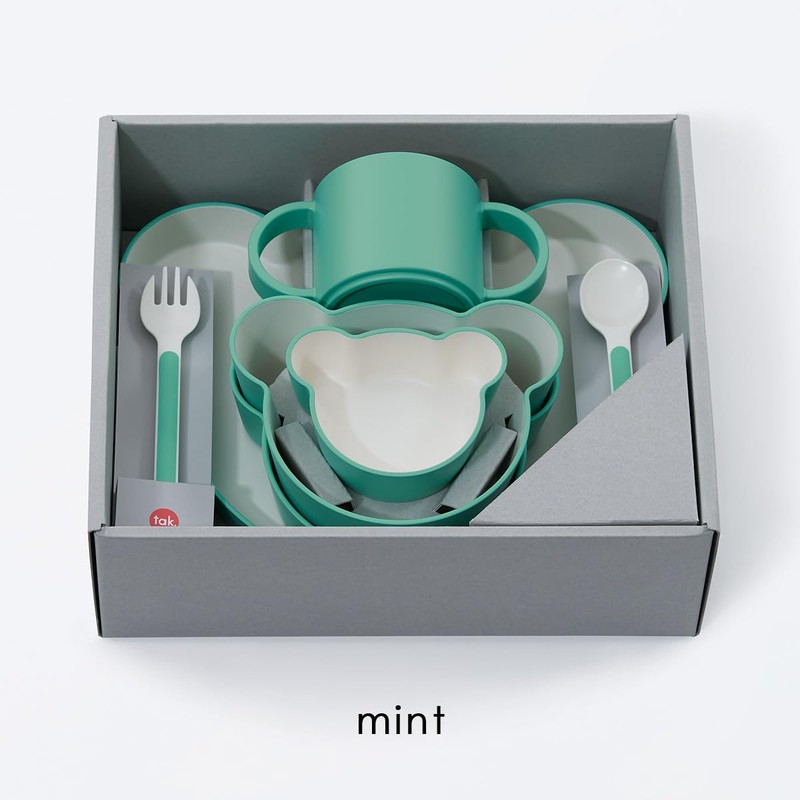TAK KIDS DISH JTN-1030-MT Gift Box Bear Lucky 7 Kids