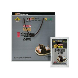 Uiseong black garlic concentrate 30 packets, 60ml / 의성 흑마늘 농축진액 30포, 60ml
