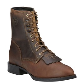 ARIAT BMVY9 Mens Heritage Lacer Boot Distressed Brown 8 Wide