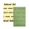 Tolecut PSA Full Sanding Sheets Job-PAK, Assorted Pink-Green-Black, U191-1511A, 3