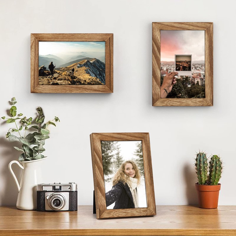 Emfogo 4x6 Picture Frames Photo Display for Tabletop Display Wall