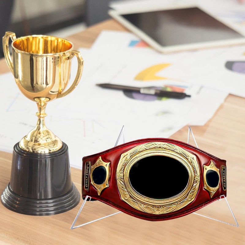 Acrylic Championship Belt Display Stand Wrestling Belt Buckle Holder Display