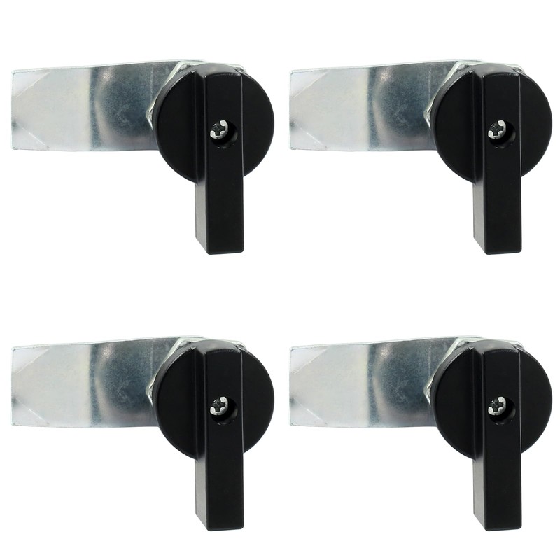 Kyuionty 4Pcs Thumb Operated Offset Cam Locks, T Handle Swing
