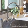 Generic Kitchen Sink Splash Guard Mat, Silicone Faucet Mat Handle