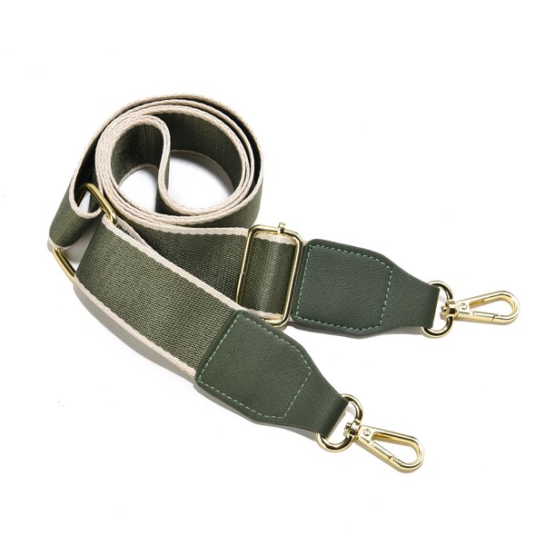 LEMEDE Purse Strap Wide Replacement Crossbody Bag Straps, 1.5" Canvas