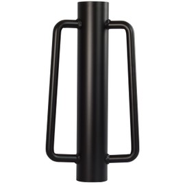 LADECH Fence Post Driver, 12LBS Heavy Duty Hand Post Pounder with Handle - Use for Metal U Posts, T Posts, Garden Fence (12 LBS)