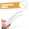 Angoily Premium Static Stainless Steel Tweezers for Jewelry Making Multi