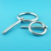 Eisenwaren2000 6 mm Wood Screw with Ring (Pack of 1)