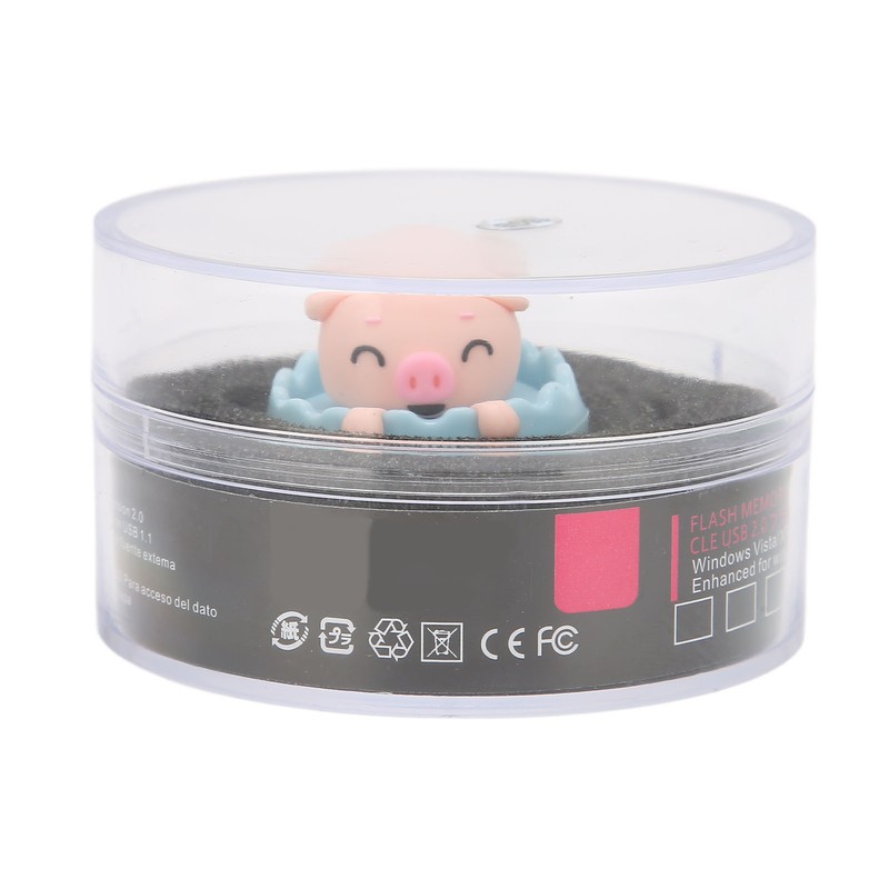 U Disk Cute Pig USB Interface Hot Swap Anti Electromagnetic