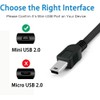 Master Cables Replacement for USB A to Mini-B 5 Pin
