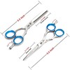 Hairdressing Barber Salon Scissors, Thinning Scissors set 5.5", New Silver
