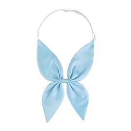Allegra K Solid Color Pre-tied Bow Ties Adjustable Elastic Strap School Uniform Bowties for Women One Size Blue