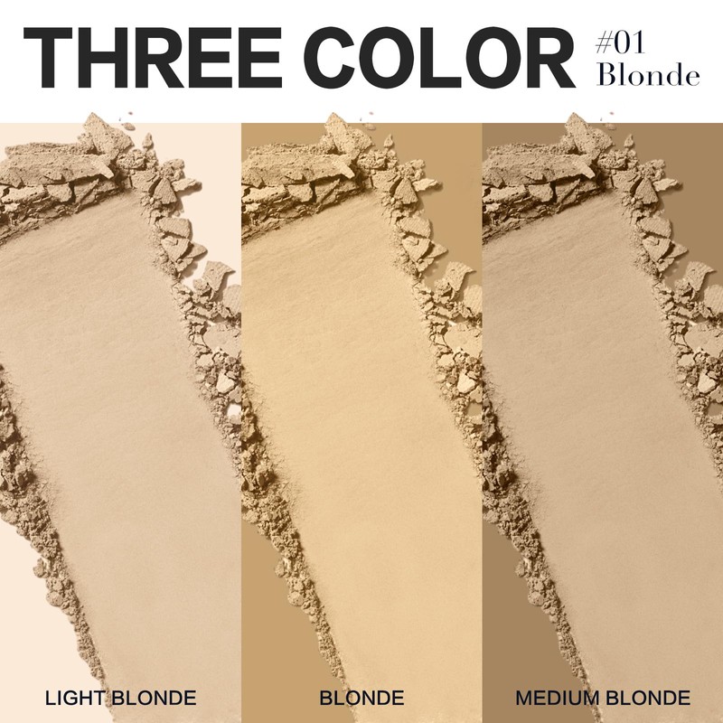 Root Touch Up Hair Color – 3 Color Blendable Hairline