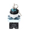 STARELO 22mm Key Switch 2 Position Maintained 1NO Latching Rotary