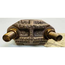 Burndy GAR1729  Copper 2/0 AWG Grounding Connector Wire To Pipe Rod Rebar Burial