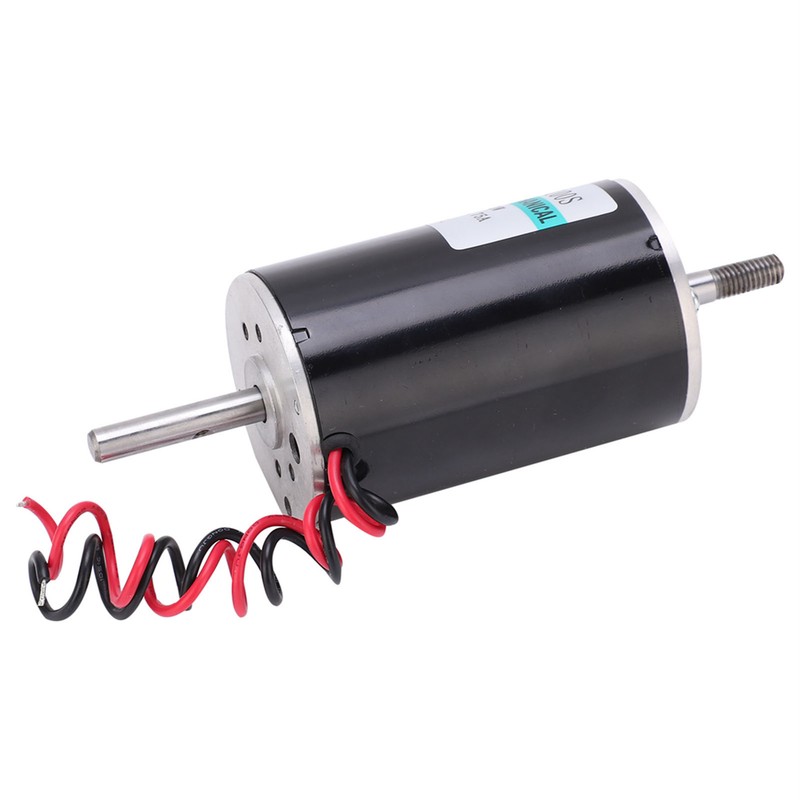 DC Motor HighSpeed 80W Small CW CCW Double Output Shaft