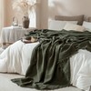 XINJU Muslin Fringe Blankets for Adults: 100% Cotton Cloud Soft