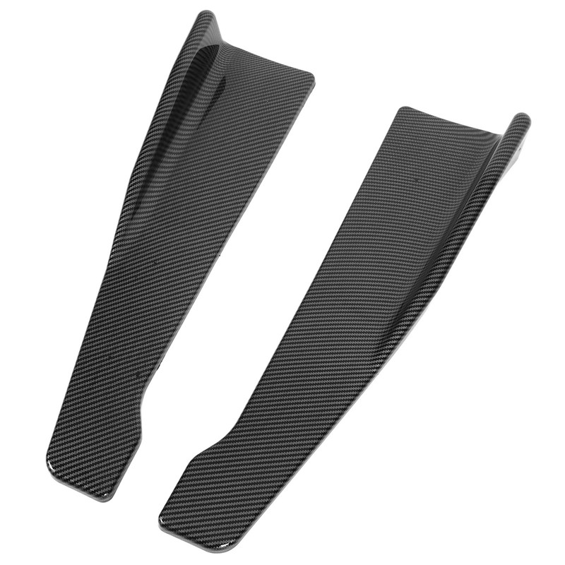 2 Pcs 35cm Rear Bumper Canard Lip Splitter Left Right