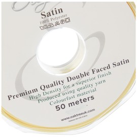 ELEGANZA Double Faced Satin 3mm x 50m Pale Yellow No.10, 3 mm x 5 0m