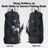 kokkoya Small Fishing Bag Tackle Backpack with Rod Holder 16L