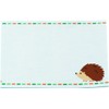 Yuniname Futon Cotton Label One Point Hedgehog 2 Sheets 100mm×140mm