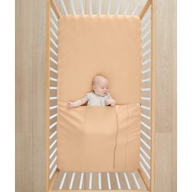 ergoPouch Bedding : Tuck Sheet/TOG: 0.2/1.0 / Size: Cot/Colour: Wheat