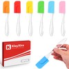 6-Piece Silicone Spatula Set for Baking Cooking and Mixing Compact