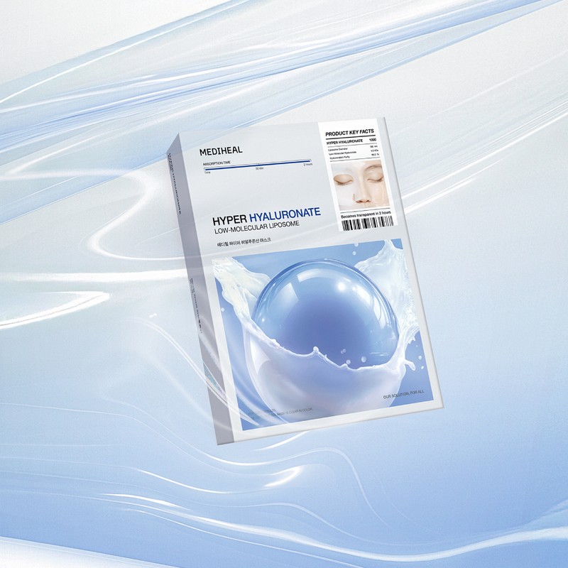 Mediheal Hypper Gel Mask Hyaluronic Acid, 1 Sheet, 20 Count