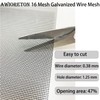 Wire Mesh Sheet, 4 Pack 16 Mesh Woven PVC Coated