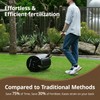 Compost Spreader 30 Inch Peat Moss Spreader with Installation Support