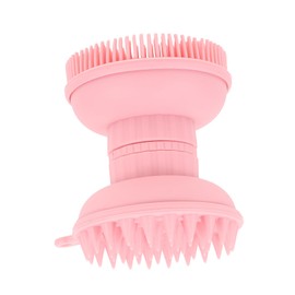 FRCOLOR 1pc Portable Scalp Scrubber Shampoo Brush Cleaning Tool for Deep Cleansing Dandruff Removal and Scalp Massage for Home and Travel Use