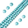 60pcs 6mm Blue Turquoise Beads Natural Gemstone Beads Round Loose