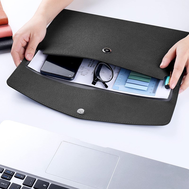 VANRA 1 Piece PU Leather A4 Leather File Folders Portfolio