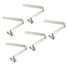 PATIKIL 5pcs 8.5x5.5mm Kayak Paddle Snap Pole Push Button Spring Clip Steel Hollow Button Locking Tube Single Pin Awning Tent Pole for Camping