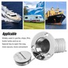 Boat Deck Filler with Key Cap Marine Stainless Steel Hardware