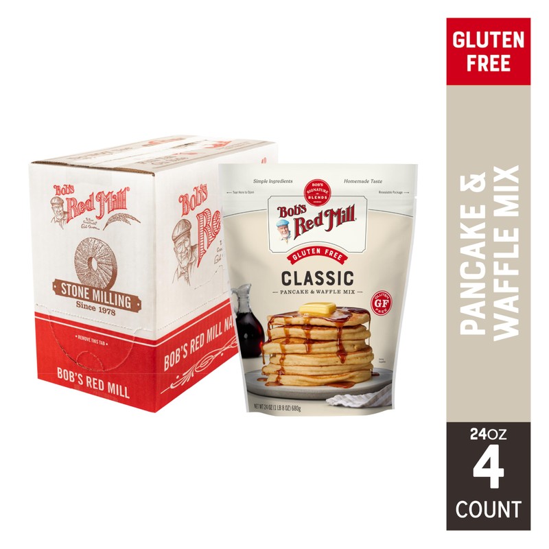 Bob's Red Mill Gluten Free Pancake Mix, 24oz (Pack of
