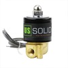 U.S. Solid 1/8" Brass Electric Solenoid Valve 24V DC Normally