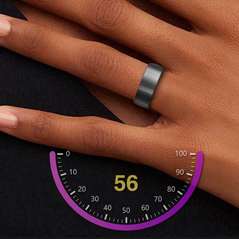 Smart Ring Health Tracker IP68 Waterproof Step Counting Sleep Tracking