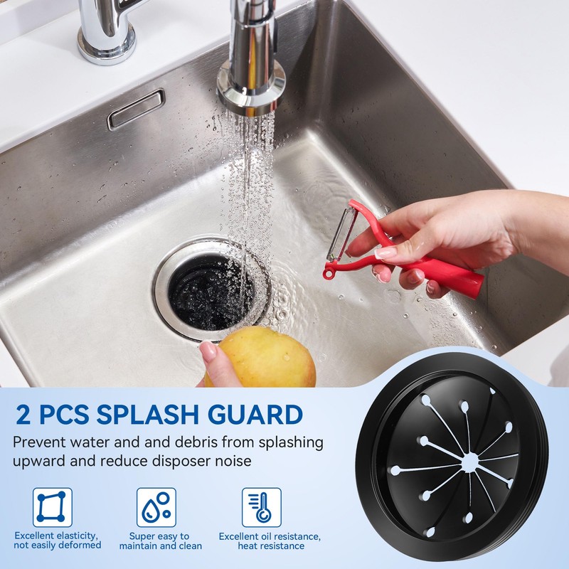 Saillong Garbage Disposal Sink Flange Kit with Garbage Disposal Stopper