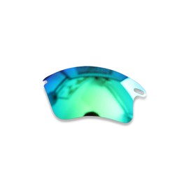 POLARLENS Polarised Replacement Lenses for Oakley Fast Jacket XL - Compatible with Oakley Fast Jacket XL Sunglasses (Green)