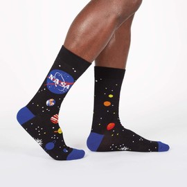 Sock It To Me Men's Solar System Socks, All Over Patterns, multicolor, Free size