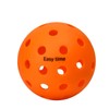 EasyTime アウトドアとインドアピックルボール、特別に最適化されたデザインのピックルボール、フライト軌道は安定し、高い弾力性。 オレンジ