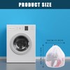 3 Pcs Drawstring Mesh Laundry Bag, Reusable Drawstring Laundry Bag,