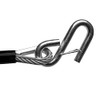 DocksLocks Trailer Safety Towing Cables, Self Coiling Weatherproof Vinyl Coated